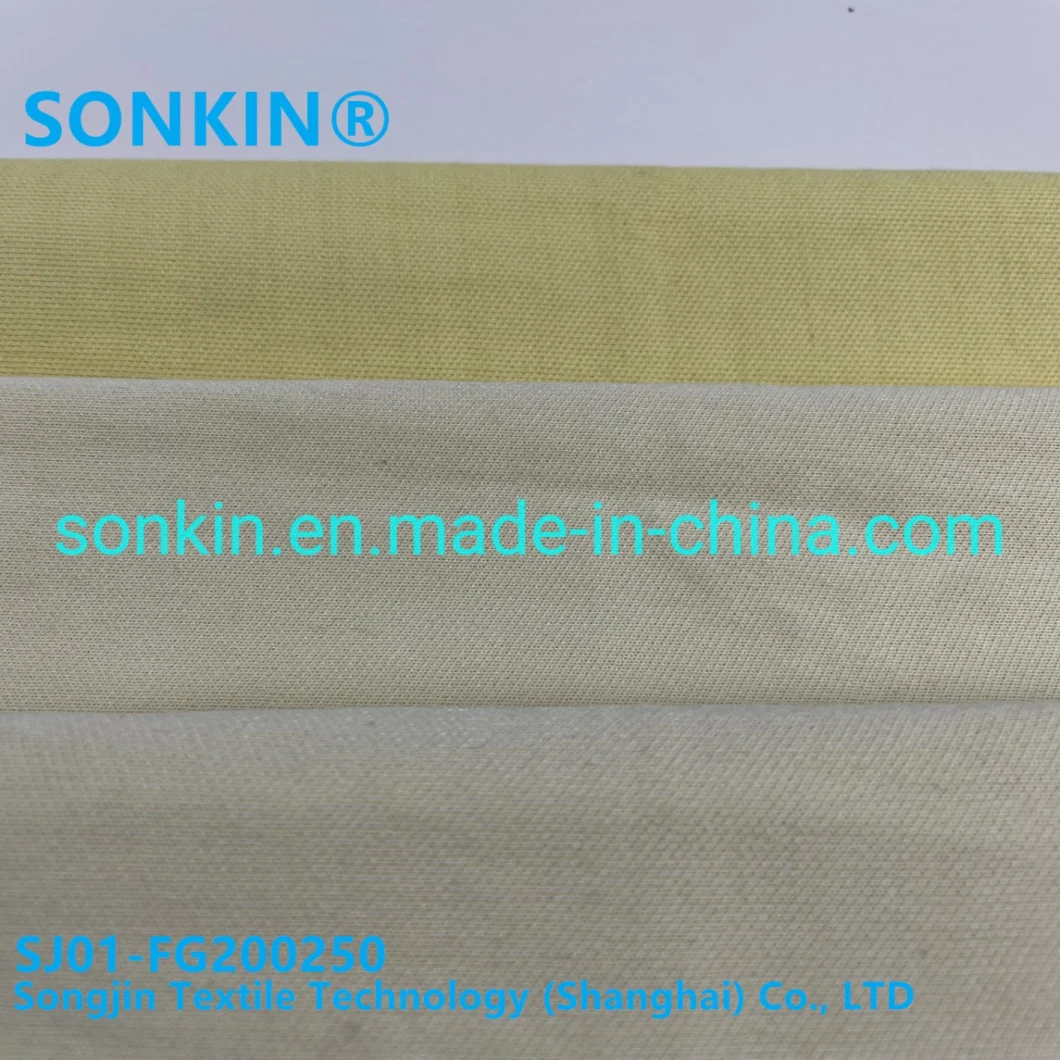 China Manufacturer 250GSM High Temperature Resistance PARA Aramid Fiberglass Cut-Resistant Flame Retardant Garment Fabric