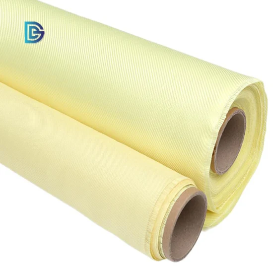 China Factory 60GSM Aramid Fabric Kevlar 200d 60g 15X15 Plain Sarja Tecido Kevlar à prova de balas