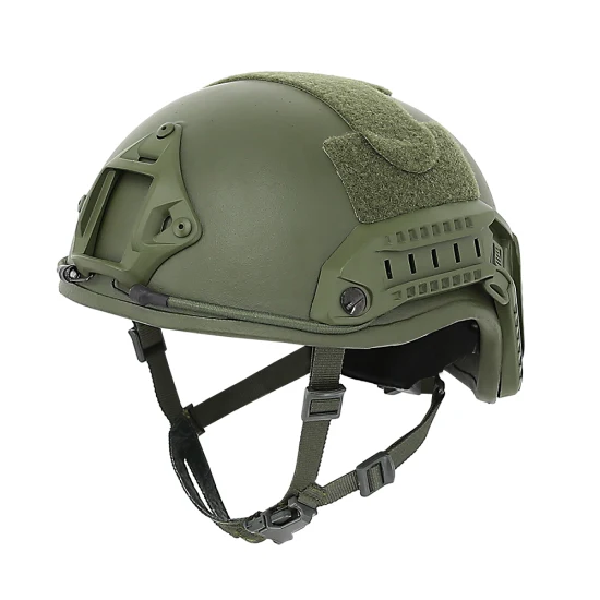 Equipamento de segurança duplo seguro Green Police Capacete à prova de balas Nível Iiia Confortável Capacete balístico rápido