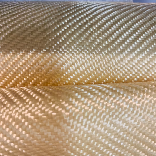 Tecido de aramida amarelo de alta resistência 200g de proteção de segurança